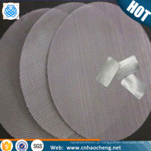 Stainless steel wire mesh round square sintered filter disc and packs
